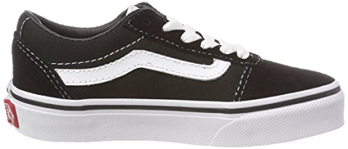 Vans Ward Suede/Canvas Zapatillas, Unisex Niños, Black/White Iju, 35 EU