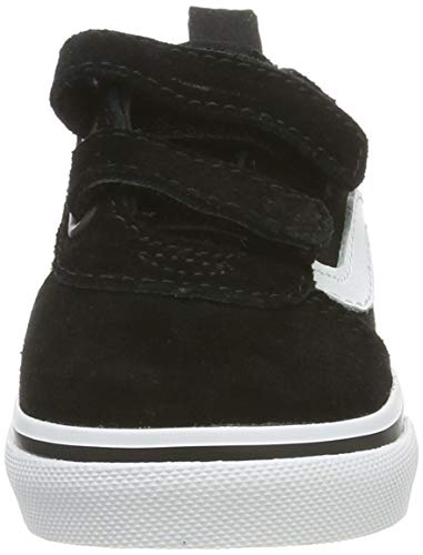 Vans Ward V-Velcro Suede, Zapatillas Unisex niños, Black/White Iju, 26 EU