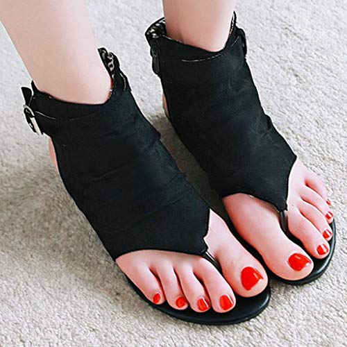 Vectry Zapatos Fluchos Mujer Sandalias De Mujer Chanclas Mujer Baratas Zapatos Tacon Mujer Zapatos Planos Mujer Zapatos De Verano Mujer Zapatos Casual Mujer Negro