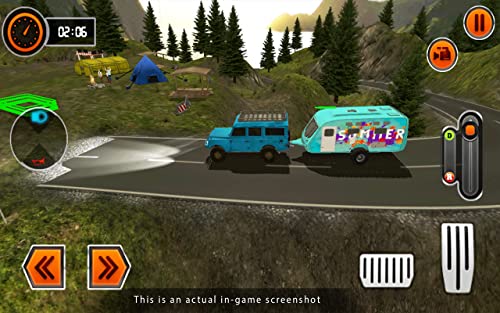 Verano Campero Camioneta Conducción Camión Simulador 2018: Contento Virtual Familia Juegos Gratis para Niños