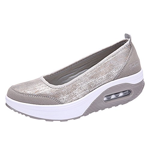 Verano Sandalias Y Chanclas, Winwintom 2032 Plataforma Zapatos Mujer Zapatillas Sneaker CuñA Summer Mesh Plataforma Sandalias Zapatos para Caminar para Mujeres Moda CóModos Mocasines