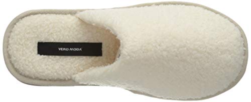VERO MODA VMIZA Slippers, Pantuflas Mujer, Pristine, 38 EU