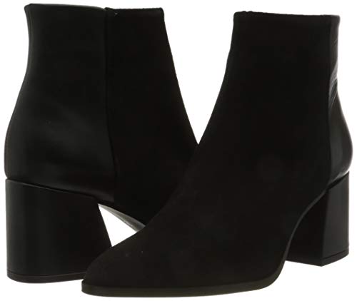 VERO MODA Vmnola Leather Boot, Botas Mujer, Black, 40 EU