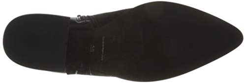 VERO MODA Vmnola Leather Boot, Botas Mujer, Black, 41 EU