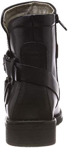 Vero Moda Vmvilma Biker Boot, Botas Estilo Motero Mujer, Negro (Black Black), 38 EU