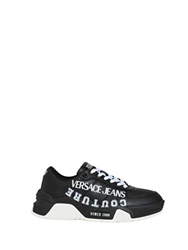 VERSACE JEANS COUTURE E0YWASF371987 899 - Zapatillas deportivas para hombre, color negro Negro Size: 43 EU