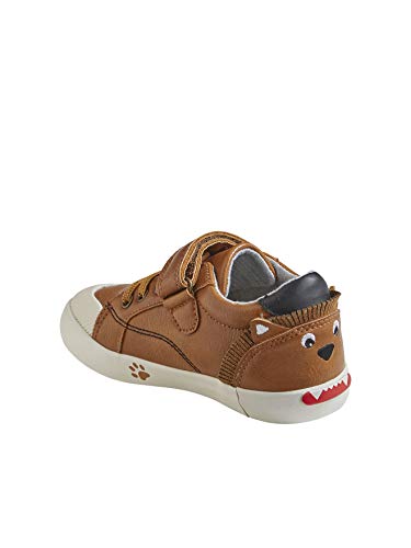 VERTBAUDET Zapatillas de niño Especial autonomía Marron Medio Liso con Motivos 26
