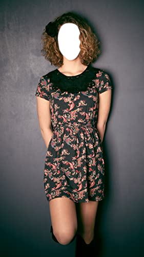 Vestido corto Montaje de fotos