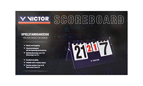 VICTOR Scoreboard - Marcador de puntuación y tiempo, color Azul Oscuro