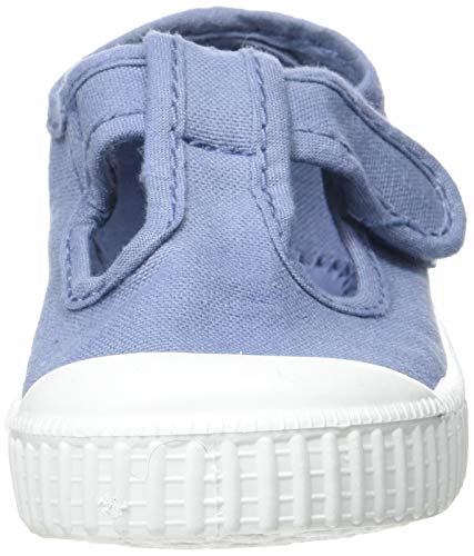Victoria 1915 Sandalia Lona Tintada Velcro, Zapatillas Unisex Niños, Azul (Azul 36), 34 EU