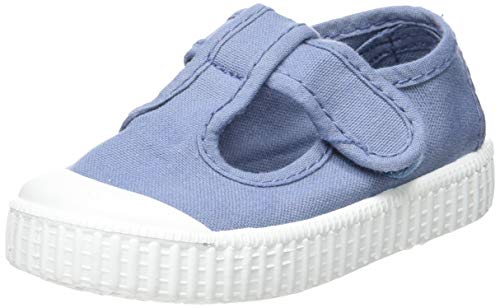 Victoria 1915 Sandalia Lona Tintada Velcro, Zapatillas Unisex Niños, Azul (Azul 36), 34 EU