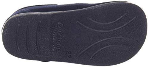 Victoria Alba Lona Hebilla, Sandalias Unisex niños, Azul (Marino 30), 23 EU