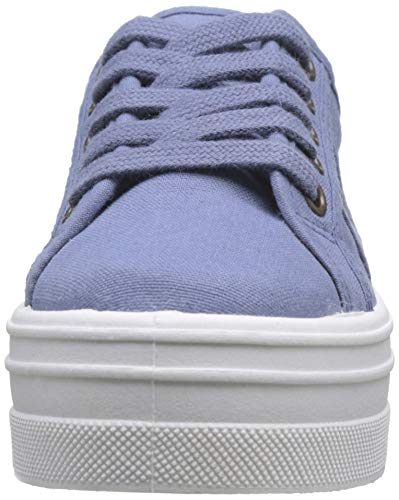 Victoria Barcelona Lona Tintada, Zapatillas Unisex Niños, Azul Azul 36 28, 34 EU