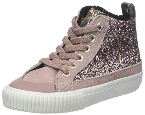Victoria Bota Glitter Cremallera, Botas Slouch Niñas, Rosa (Rosa 42), 31 EU