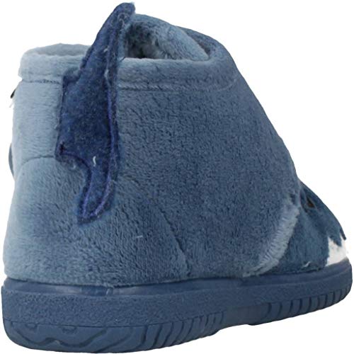 Victoria Bota Velcro Animales, Botas Slouch Unisex niños, Azul (Azul 36), 27 EU