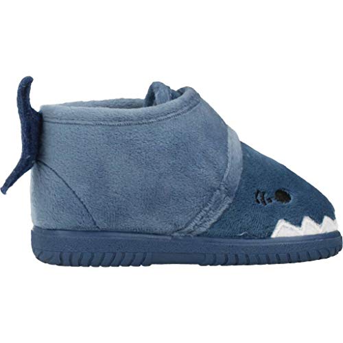 Victoria Bota Velcro Animales, Botas Slouch Unisex niños, Azul (Azul 36), 27 EU