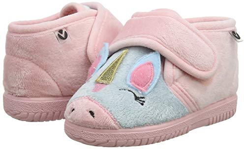 Victoria Bota Velcro Animales, Botas Slouch Unisex Niños, Rosa (Ballet 495), 23 EU