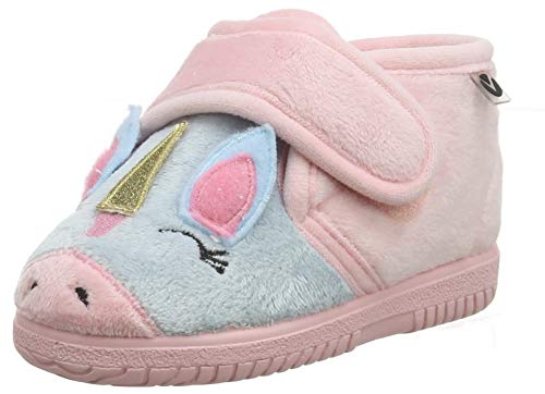 Victoria Bota Velcro Animales, Botas Slouch Unisex Niños, Rosa (Ballet 495), 23 EU