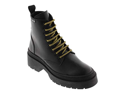 victoria Botas Militares VICTORIA Botin Cielo Piel Vegana 1110102-WOMEN para Mujer Negro 39