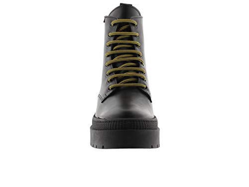 victoria Botas Militares VICTORIA Botin Cielo Piel Vegana 1110102-WOMEN para Mujer Negro 39