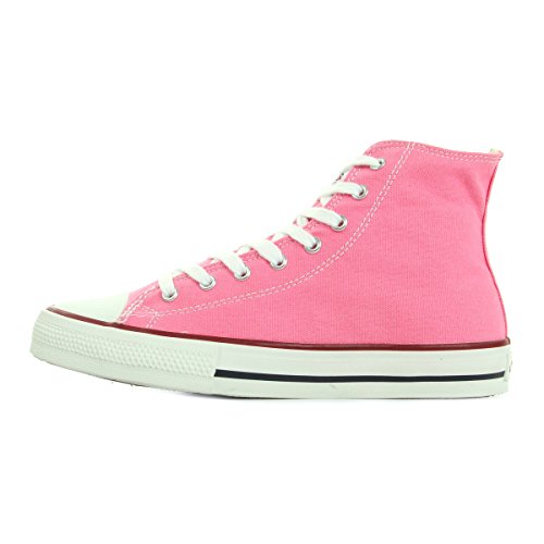 Victoria Botin Basket Autoclave, Zapatillas Altas Unisex Adulto, Rosa, 40 EU