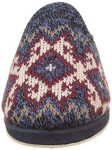 Victoria Chinela Lana GRECA, Pantuflas Mujer, Bleu Marino, 40 EU