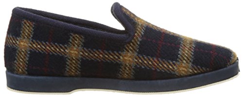 Victoria Copete Cuadros F/Picos, Zapatillas de Estar por casa Mujer, Bleu Marino, 39 EU