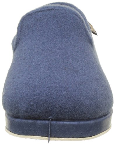 Victoria Copete Picos F/Borreguillo, Zapatillas de Estar por casa, Bleu Petroleo, 35 EU