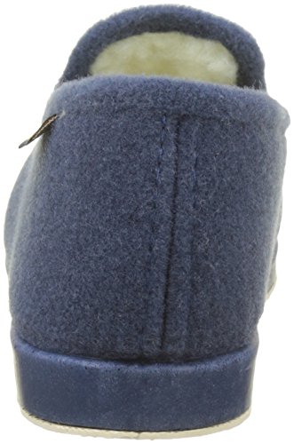 Victoria Copete Picos F/Borreguillo, Zapatillas de Estar por casa, Bleu Petroleo, 35 EU