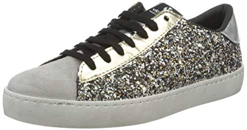 Victoria Deportivo Glitter Contraste, Zapatillas Mujer, Dorado (Platino 594), 42 EU