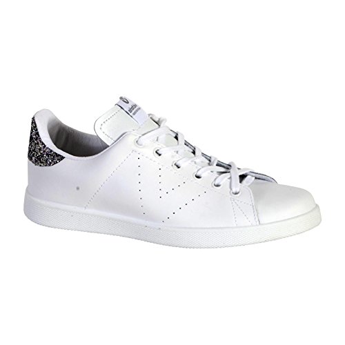 Victoria Deportivo Piel, Zapatillas Mujer, Blanc Blanco, 42 EU