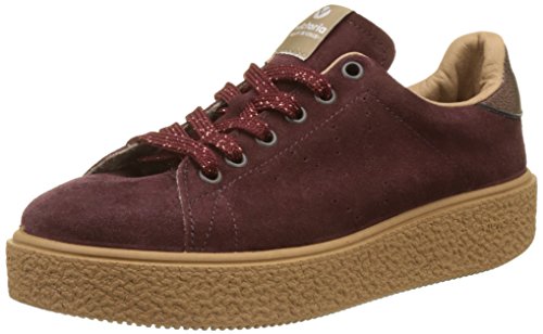 Victoria Deportivo Serraje, Zapatillas Unisex Adulto, Rojo (Burdeos), 37 EU