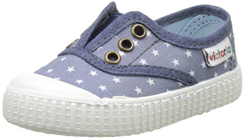 Victoria Inglesa Estrellas Elast. - Botas de caño bajo Niñas, Azul (Azul (Azul)), 29 EU