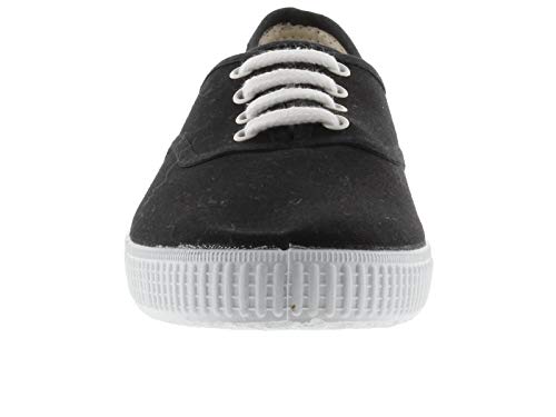 victoria Plano VICTORIA 1915 Inglesa Lona 106613-KIDS para Unisex-niños Negro 22