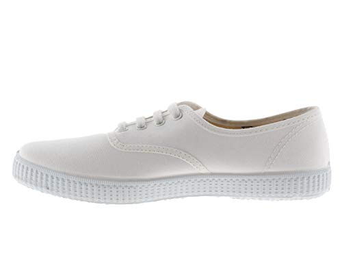 victoria Plano VICTORIA 1915 Inglesa Lona 106613-WOMEN para Mujer Blanco 41