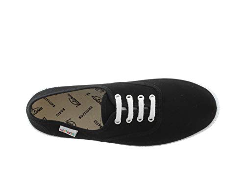 victoria Plano VICTORIA 1915 Inglesa Lona 106613-WOMEN para Mujer Negro 39