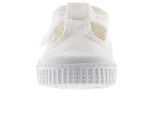 victoria Plano VICTORIA 1915 Sandalia Tira Lona Tintada 136625-KIDS para Unisex-niños Blanco 18