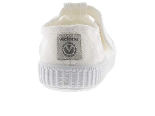victoria Plano VICTORIA 1915 Sandalia Tira Lona Tintada 136625-KIDS para Unisex-niños Blanco 18