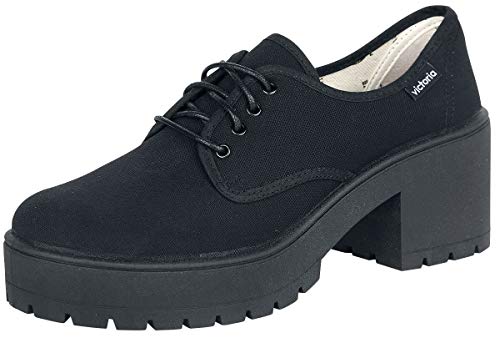 victoria Plano VICTORIA ATALAIA Zapato Lona 109501-WOMEN para Mujer Negro 37