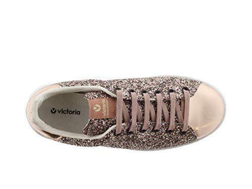 victoria Plano VICTORIA Tenis Glitter 112558-WOMEN para Mujer Rosa 38