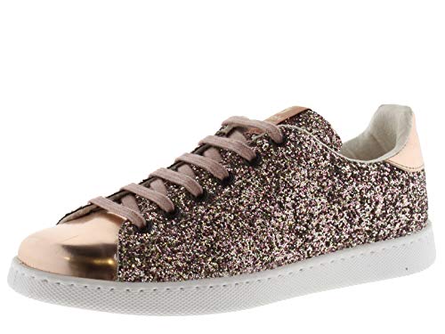 victoria Plano VICTORIA Tenis Glitter 112558-WOMEN para Mujer Rosa 38