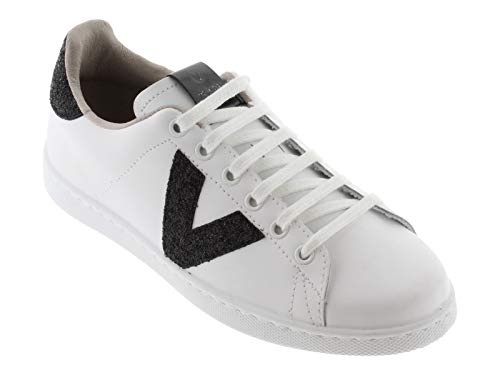 victoria Plano VICTORIA Tenis Piel/VIRUTAS Glitter 1125188-WOMEN para Mujer Negro 37