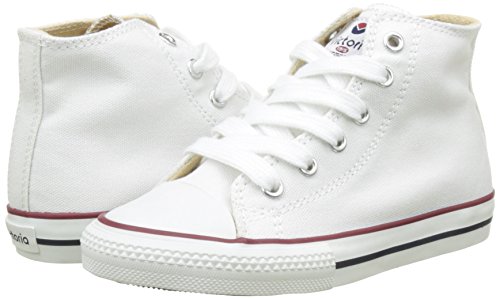 victoria Plano VICTORIA Tribu Botin Lona 106500-KIDS para Unisex-niños Blanco 29