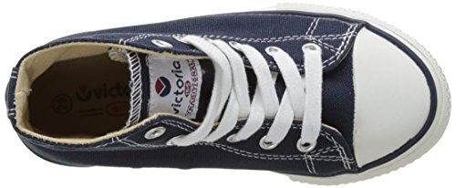 victoria Plano VICTORIA Tribu Botin Lona 106500-WOMEN para Mujer Marino 35