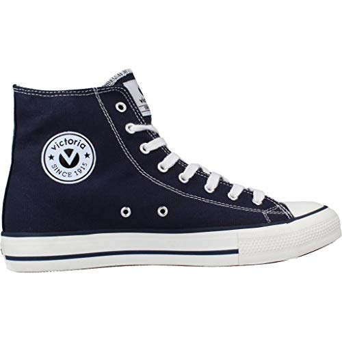 victoria Plano VICTORIA Tribu Botin Lona 106500-WOMEN para Mujer Marino 37