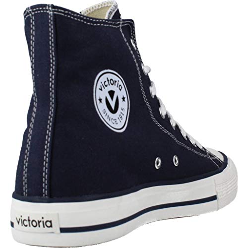 victoria Plano VICTORIA Tribu Botin Lona 106500-WOMEN para Mujer Marino 38