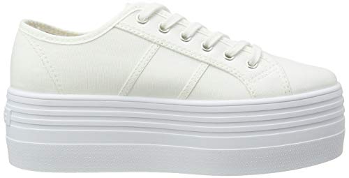 victoria Plataforma VICTORIA Barcelona Doble Lona Monocromo 1105101-WOMEN para Mujer Blanco 39