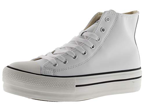 victoria Plataforma VICTORIA Basket Doble Botin Vegana 1061107-WOMEN para Niñas Adolescentes Blanco 35