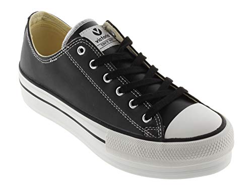 victoria Plataforma VICTORIA Basket Doble Vegana 1061106-WOMEN para Niñas Adolescentes Negro 37