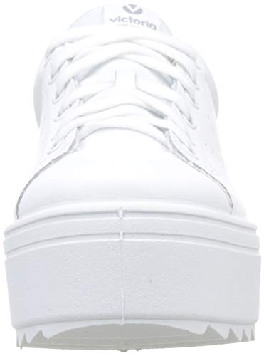 Victoria Sierra Deportivo Piel, Zapatillas Mujer, Blanco (Blanco 20), 38 EU